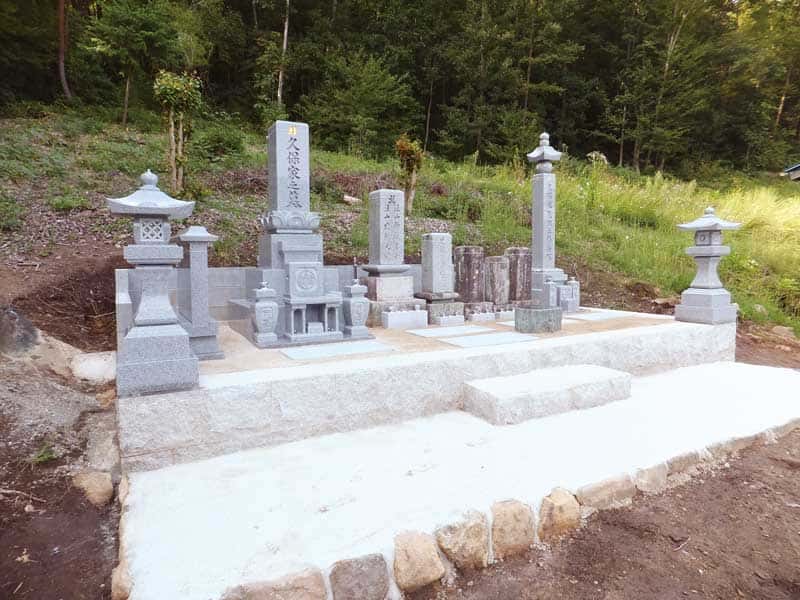 お墓の吉相のお墓の施工後