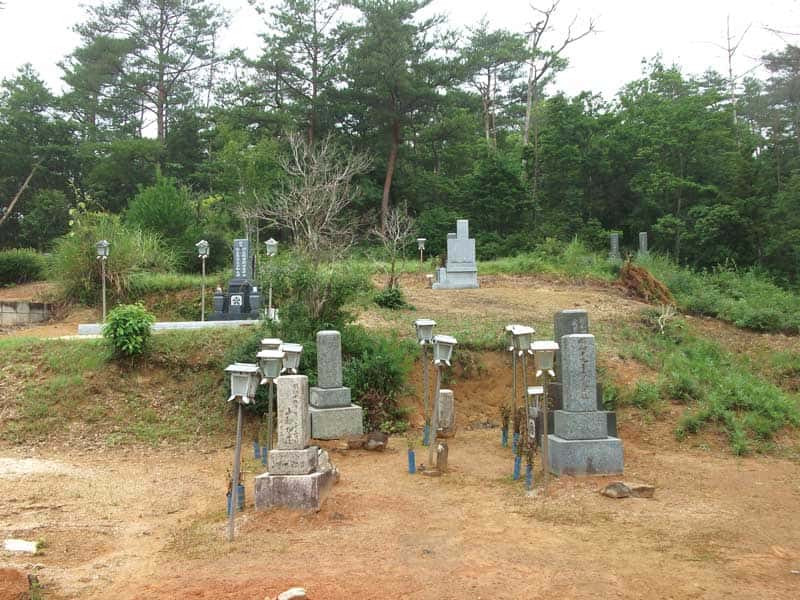 お墓の吉相のお墓の施工前