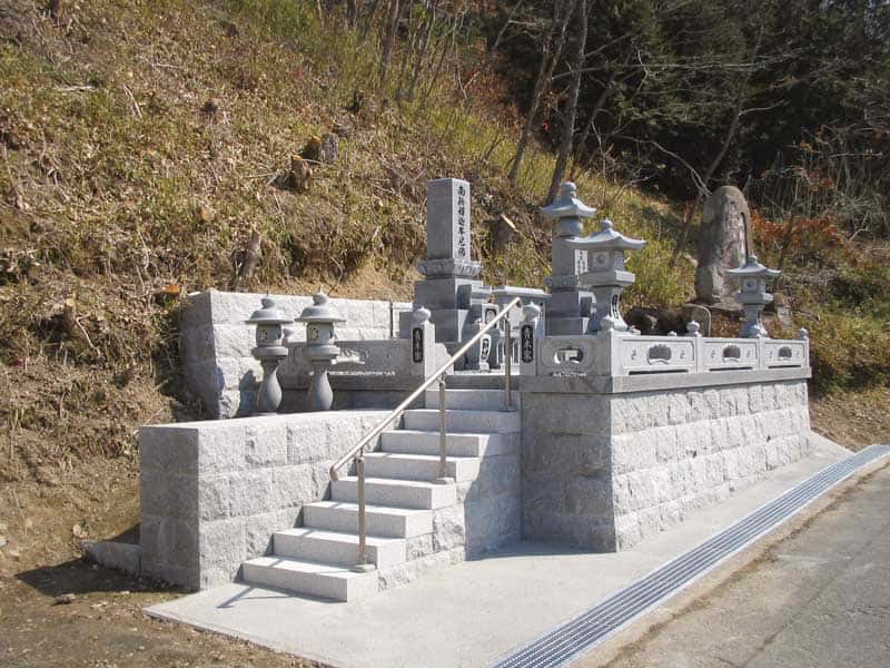 お墓の吉相のお墓の施工後