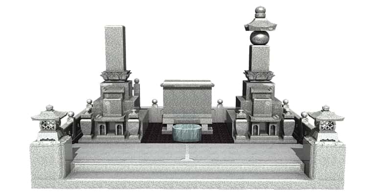 お墓の吉相のセット墓