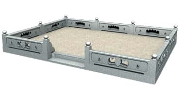 お墓の吉相の外柵