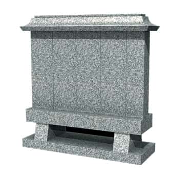 お墓の吉相の小竿傘付霊標