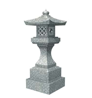 お墓の吉相の墓前灯籠（角型）