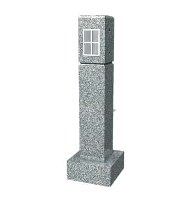 お墓の吉相の墓前灯籠（角柱型）